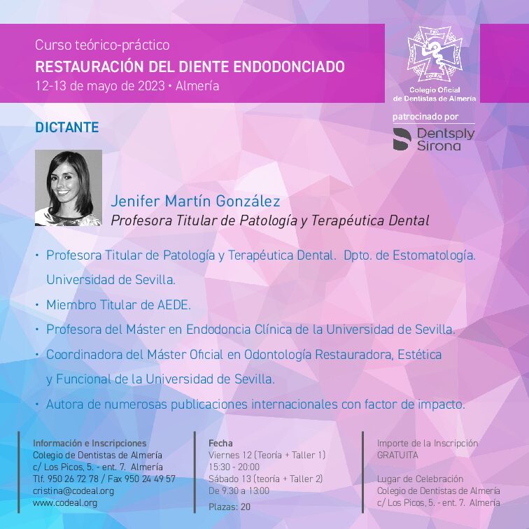 CURSO: Reconstrucción del diente endodonciado